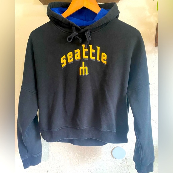 New Era Tops - Mariners City Connect Women’s Cropped Hoodie
